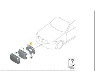 bontott BMW 3 G20-G80 Távolságtartó Szenzor