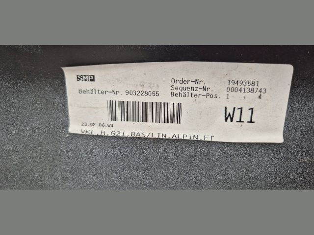 bontott BMW 3 G21, G81 Hátsó Lökhárító (Üresen)