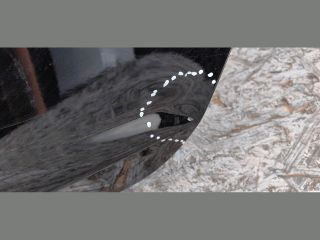 bontott BMW 4 Bal első Ajtó (Üres lemez)