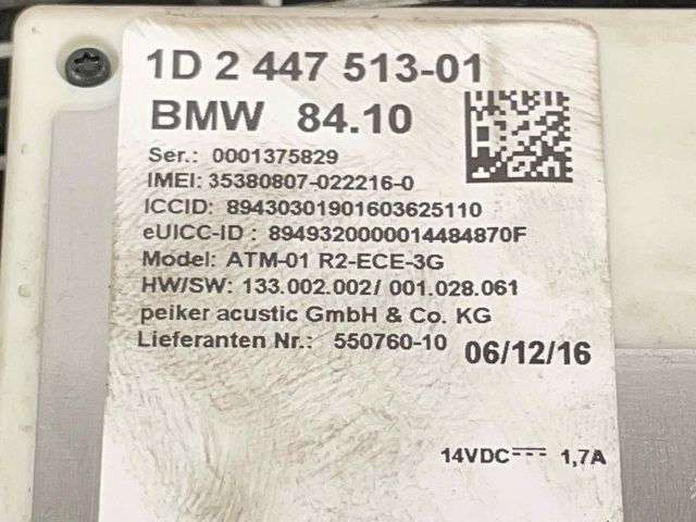 bontott BMW 4 Elektronika (Magában)