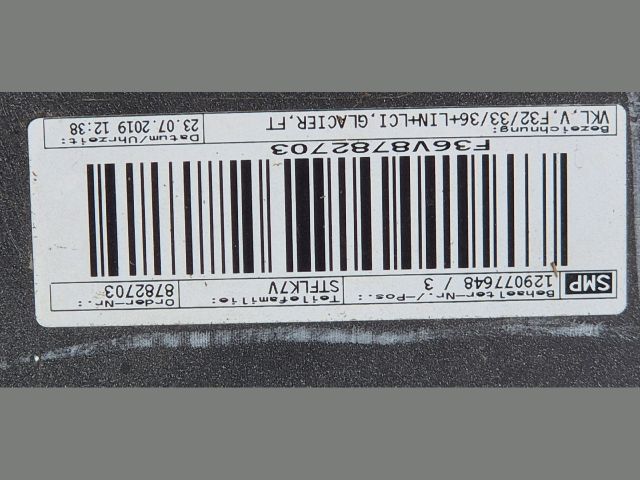 bontott BMW 4 Első Lökhárító (Üresen)