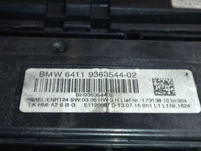 bontott BMW 4 Fűtéskapcsoló (digit klímás)