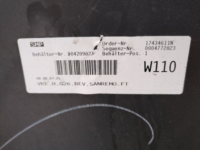 bontott BMW 4 Hátsó Lökhárító (Üresen)