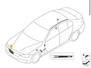 bontott BMW 4 Hűtőrács