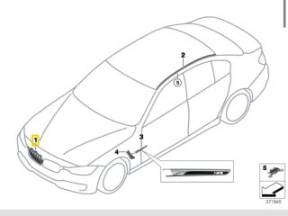 bontott BMW 4 Hűtőrács