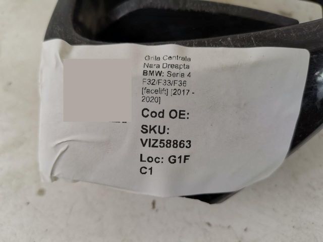 bontott BMW 4 Hűtőrács