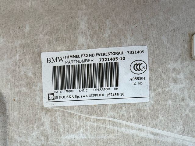 bontott BMW 4 Tetőkárpit