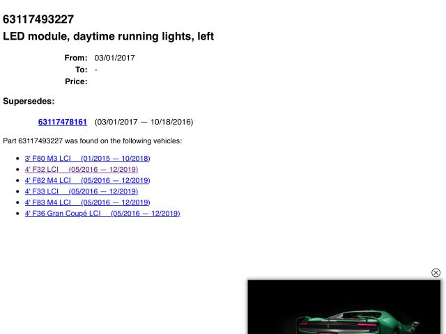 bontott BMW 4 Xenon Trafó