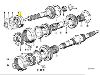 bontott BMW 5 E34 Váltó (Mechanikus)