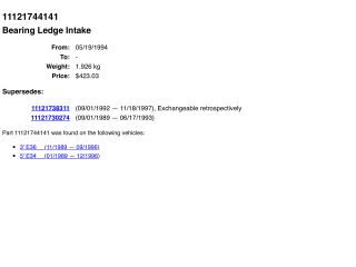 bontott BMW 5 E34 Vezérműtengely Házzal