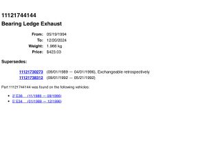 bontott BMW 5 E34 Vezérműtengely Házzal