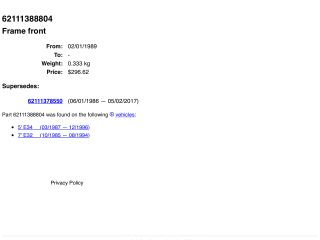 bontott BMW 5 E34 Kilométeróra