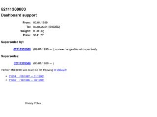 bontott BMW 5 E34 Kilométeróra