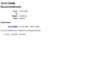 bontott BMW 5 E34 Komplett Kipufogó Rendszer