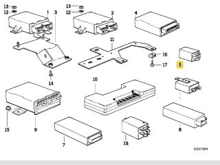 bontott BMW 5 E34 EWS Elektronika