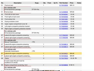 bontott BMW 5 E39 Bal első Fék Hűtő Cső