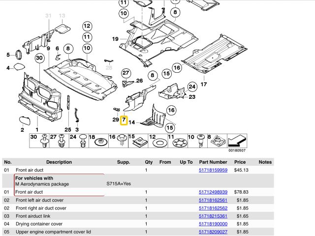 bontott BMW 5 E39 Bal első Fék Hűtő Cső
