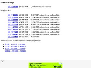 bontott BMW 5 E39 Motorvezérlő