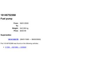 bontott BMW 5 E39 Tank