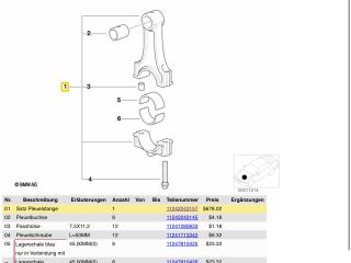bontott BMW 5 E39 Hajtókar