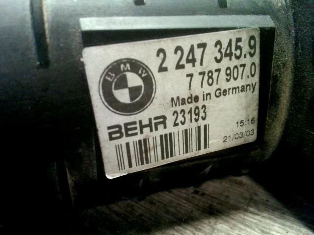 bontott BMW 5 E39 Vízhűtő Radiátor (Klímás)