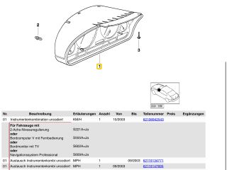 bontott BMW 5 E39 Kilométeróra