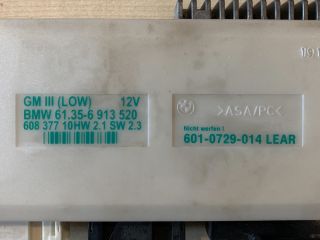 bontott BMW 5 E39 Komfort Elektronika