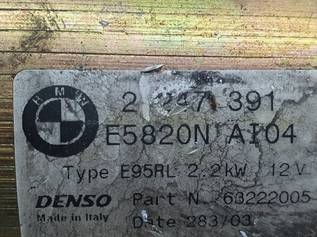 bontott BMW 5 E39 Önindító