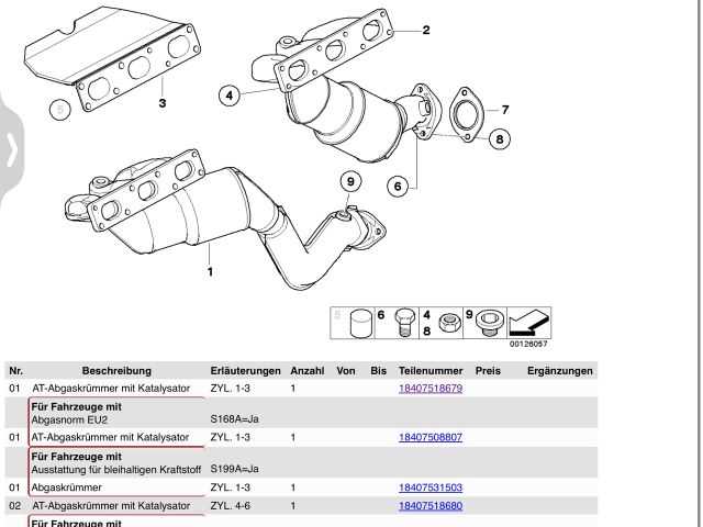 bontott BMW 5 E39 Katalizátor