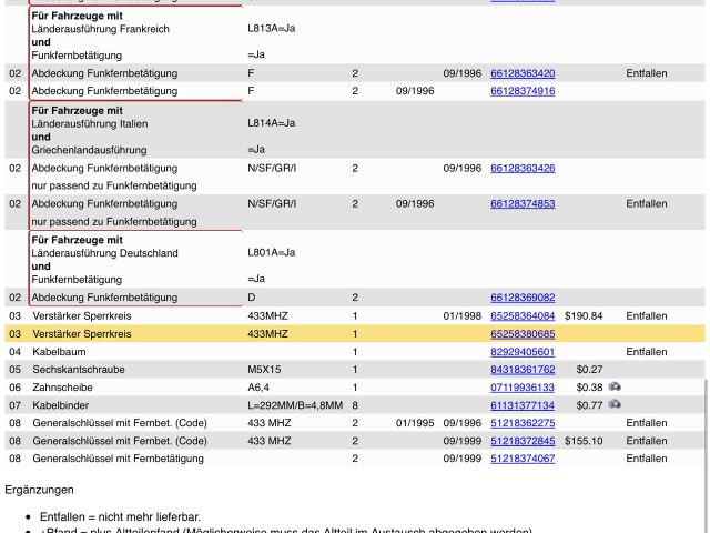 bontott BMW 5 E39 Antenna Erősítő