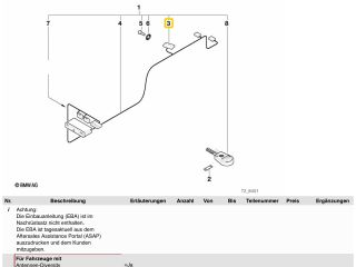 bontott BMW 5 E39 Antenna Erősítő