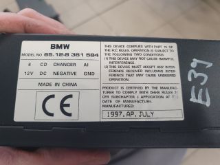 bontott BMW 5 E39 CD / DVD Tár