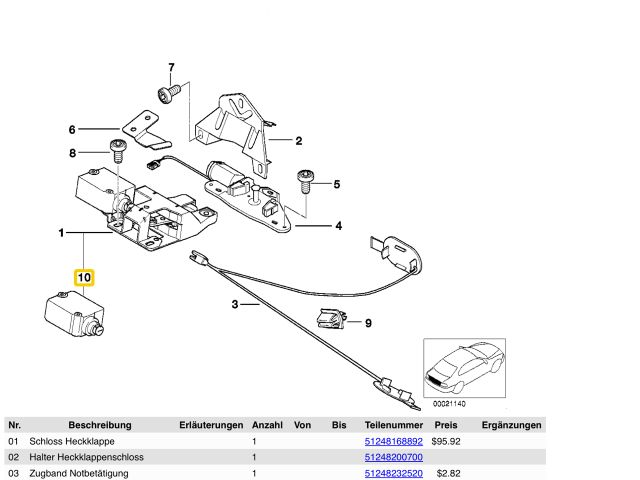 bontott BMW 5 E39 Csomagtérajtó Motor Elektronika