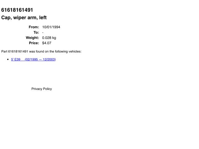 bontott BMW 5 E39 Első Ablaktekerő Kar