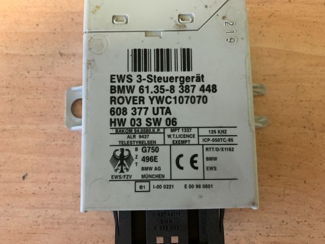 bontott BMW 5 E39 EWS Elektronika