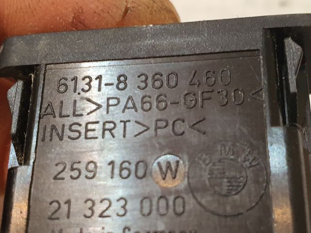 bontott BMW 5 E39 Fényszórómagasság Állító Kapcsoló