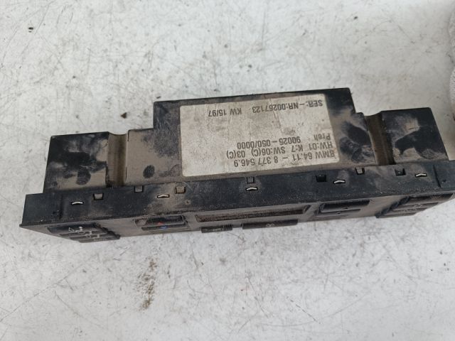 bontott BMW 5 E39 Fűtéskapcsoló (digit klímás)