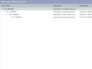 bontott BMW 5 E39 Fűtéskapcsoló (digit klímás)