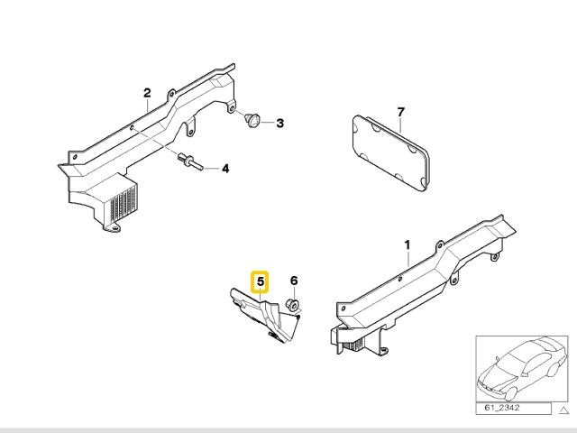 bontott BMW 5 E39 Jobb első Fenéklemez