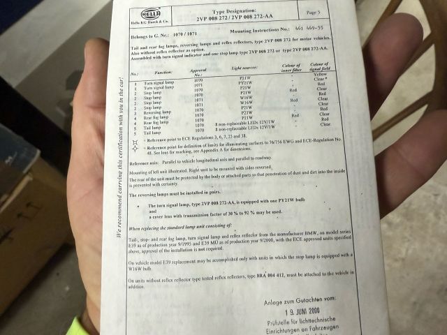 bontott BMW 5 E39 Lámpa Vezérlő