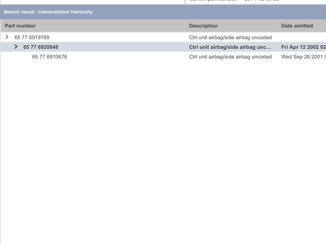 bontott BMW 5 E39 Légzsák Elektronika