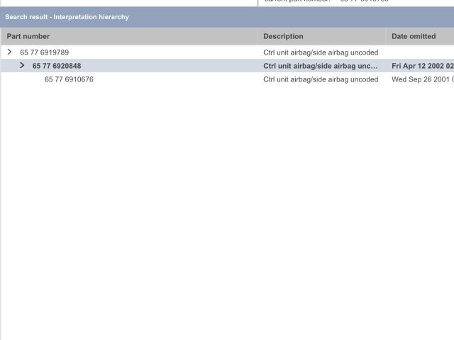 bontott BMW 5 E39 Légzsák Elektronika