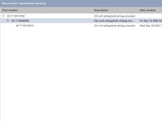 bontott BMW 5 E39 Légzsák Elektronika
