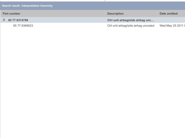 bontott BMW 5 E39 Légzsák Elektronika