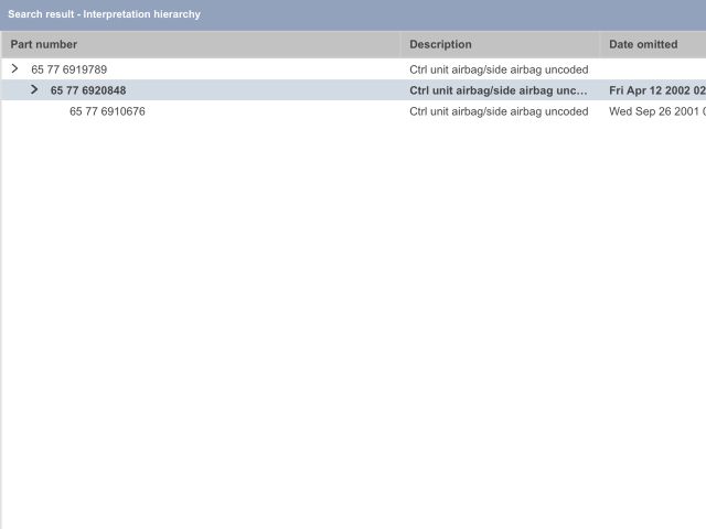 bontott BMW 5 E39 Légzsák Elektronika