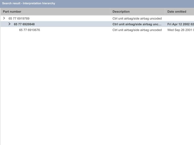bontott BMW 5 E39 Légzsák Elektronika