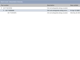 bontott BMW 5 E39 Légzsák Elektronika