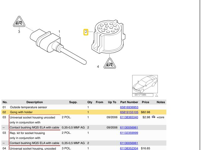 bontott BMW 5 E39 Tolatóradar Hangszóró