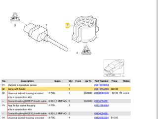 bontott BMW 5 E39 Tolatóradar Hangszóró