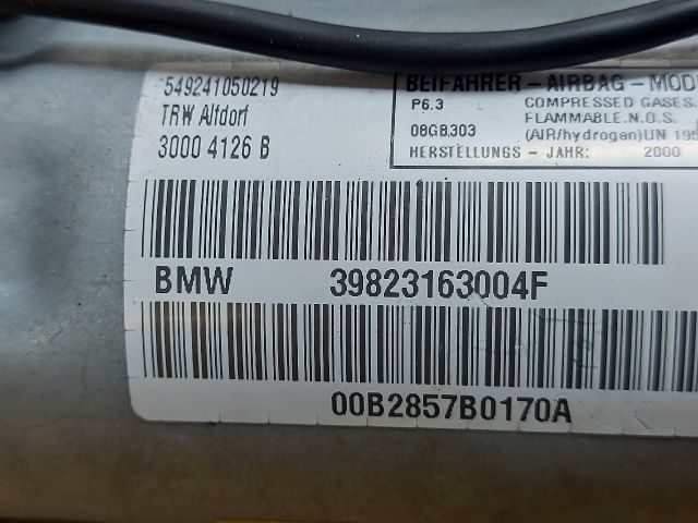 bontott BMW 5 E39 Utasoldali Légzsák